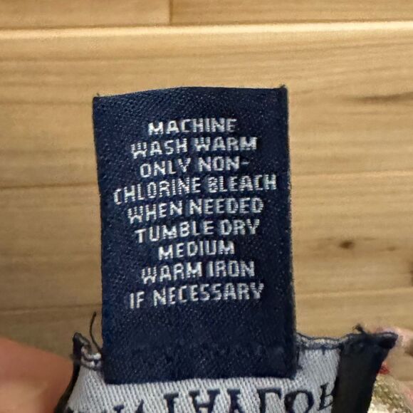 Vintage Ann Taylor Size 4 Linen Floral Print Hip Tie Mini Skirt - Picture 9 of 13